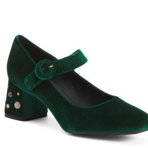 Geox mary jane faux suede heels 5